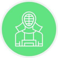 Kendo kreatives Icon-Design vektor