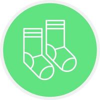 Socken kreatives Icon-Design vektor