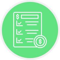 Preisliste kreatives Icon-Design vektor