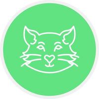 Katze kreatives Icon-Design vektor