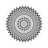 Mandala-Design dekorative Musterdekoration vektor