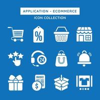 användbar ui app ikoner till använda sig av för e-handel syften vektor