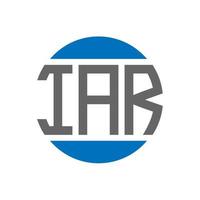 iar brev logotyp design på vit bakgrund. iar kreativ initialer cirkel logotyp begrepp. iar brev design. vektor