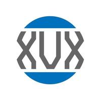 xvx brev logotyp design på vit bakgrund. xvx kreativ initialer cirkel logotyp begrepp. xvx brev design. vektor