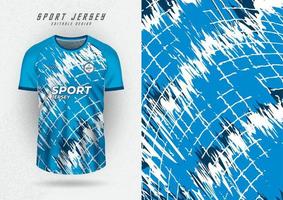 t-shirt design bakgrund för team jersey tävlings cykling fotboll spel blå skjorta fyrkant rand och borsta vektor