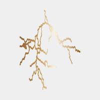 guld kintsugi omslag design vektor. lyx gyllene marmor textur. spricka och bruten jord mönster för vägg konst, Hem dekoration, skriva ut och tapet. vektor