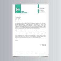 företags brevpapper mall design vektor