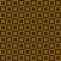 sömlös mönster vektor av geometrisk fyrkant triangel mönster med Färg brun och guld Färg. bakgrund design i mimimal begrepp för tyg trasa mönster , dekoration eller tapet lyx.