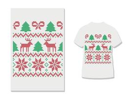 heiraten weihnachten t-shirt design vorlage. vektorgrafik typografisches design für poster, etiketten, abzeichen, logo, taschen, aufkleber, vorhänge, plakate, bettdecken, kissen eps vektor