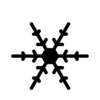 vektor snöflinga ikon. illustration för webb