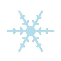 Vektor-Schneeflocke-Symbol. Illustration für das Web vektor