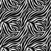 Vektortierdruck. Zebra-Ornament. nahtloses Muster vektor