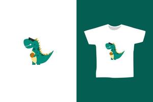 vektor dino spelar basketboll för skriva ut eller t skjorta begrepp design illustration