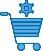 E-Commerce-Lösungen Vektor-Icon-Design vektor