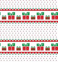 Neujahr Weihnachten Muster Pixel Vektor Illustration eps