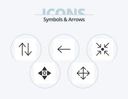 symbole und pfeile linie gefüllt icon pack 5 icon design. . Pfeil. . Überzeugungen vektor