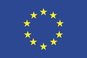 europeisk union flagga design vektor