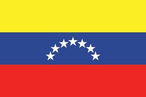 Venezuelas flagga design vektor