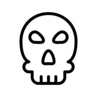 Totenkopf-Vektorillustration auf einem Hintergrund. Premium-Qualitätssymbole. Vektorsymbole für Konzept und Grafikdesign. vektor