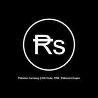 pakistan valuta symbol, pakistansk rupee ikon, pkr tecken. vektor illustration