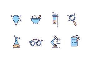 Freie Science Laboratory Icons