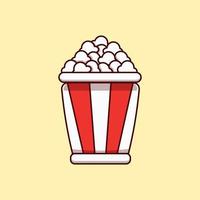 popcorn-cartoon-vektor-symbol-illustration vektor