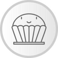 Muffin-Vektor-Symbol vektor