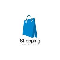 Shopping-Logo-Vektor-Symbol-Illustration vektor