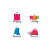 Shopping-Logo-Vektor-Symbol-Illustration vektor