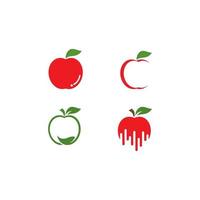 äpple logotyp mall vektor illustration