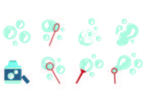 Set of Bubble Blower Icons vektor