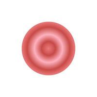 kinesisk mynt, pengar, pengar. rosa Färg cirkel med lutning. design element för de festlig. vektor