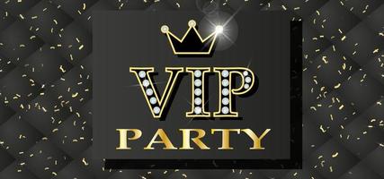 VIP-Party-Banner vektor