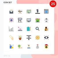 25 kreativ ikoner modern tecken och symboler av nätverk design smart TV webb spel redigerbar vektor design element