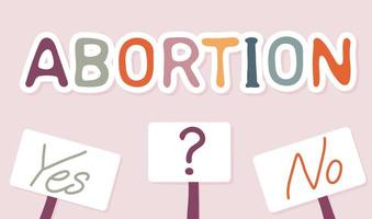 abort ja eller Nej val vektor