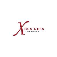 x-Buchstaben-Business-Logo-Design vektor