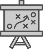 Contra-Strategie-Vektor-Icon-Design vektor