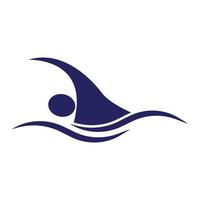 Schwimmsport-Logo vektor