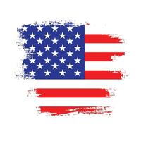 USA grunge textur abstrakt flagga vektor