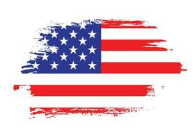 USA grungy flagga vektor