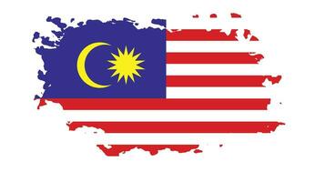 splash malaysia grunge flag vektor
