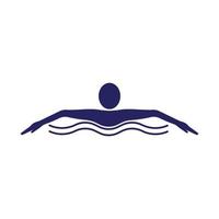 Schwimmsport-Logo vektor