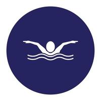 Schwimmsport-Logo vektor