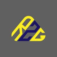 rzg Letter Logo kreatives Design mit Vektorgrafik, rzg einfaches und modernes Logo. vektor