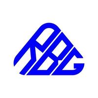 RBG Letter Logo kreatives Design mit Vektorgrafik, RBG einfaches und modernes Logo. vektor