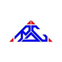 RDC-Brief-Logo kreatives Design mit Vektorgrafik, RDC-einfaches und modernes Logo. vektor
