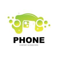 smartphone logotyp, kommunikation elektronik vektor, modern telefon design, för företag varumärke symbol vektor