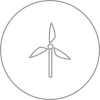 Symbol für Windmühlenvektor vektor