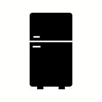 einzigartiges Kühlschrank-Vektor-Glyphen-Symbol vektor