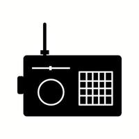 unik radio vektor glyf ikon